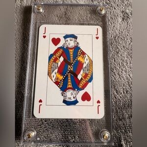 Authentic Louis Vuitton playing card Jack of hearts